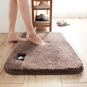 Nordische wasser absorbierende Bade matten Bad Fuß matte Teppich
