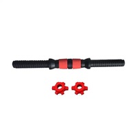 Ensemble de barres d'haltères 35cm-55cm, 2 barres d'haltères, 4 colliers de serrage à rotation, en métal durable, portable, pour la musculation à domicile
