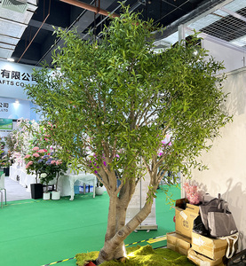 Alberi Finti Decorativi per Soggiorno, Albero di Ulivo Artificiale Nero Ornamentale 'Shady Lady' 12 Piedi, Grande Albero di Ulivo Artificiale per Esterni - Product Image 3
