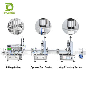 Ligne de remplissage automatique d'huiles essentielles parfumées avec machine de bouchage, de scellage et d'alimentation automatique des bouchons - Product Image 2