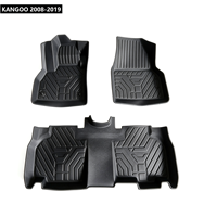 Tapis de sol en TPE anti-poussière à prix de gros, doublures intérieures automobiles moulées sur mesure, ensemble complet de tapis de sol pour KANGOO 2008-2019