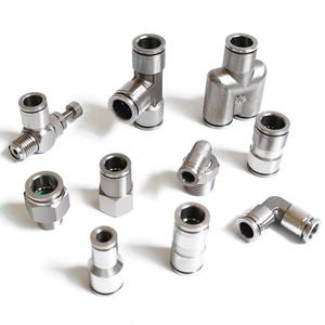 <span class=keywords><strong>PL</strong></span> paslanmaz çelik 1/4 Npt 90 derece dirsek hava kompresörü pnömatik bağlantı parçaları döner itme hava parçaları 4mm - Product Image 5