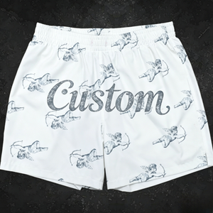 กางเกงบาสเก็ตบอลโพลีเอสเตอร์ 100% แบบ sublimation  ออกแบบเองได้ พิมพ์ลายใหม่ ระบายอากาศได้ดี สำหรับทุกเพศ - Product Image 1
