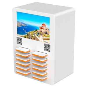 2024 xu hướng quét mã qr 8 cho thuê ngân hàng điện đồng tiền hoạt động Trạm Sạc 12 khe cắm năng lượng mặt trời Powered sạc kim loại cổng USB - Product Image 1