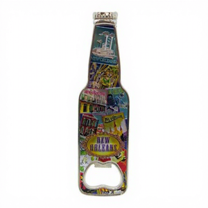 Botella <span class=keywords><strong>de</strong></span> papel <span class=keywords><strong>de</strong></span> aluminio personalizada en forma <span class=keywords><strong>de</strong></span> EE. UU. Nueva Orleans Souvenirs Imán <span class=keywords><strong>de</strong></span> nevera Abrebotellas personalizado <span class=keywords><strong>de</strong></span> metal Abridor <span class=keywords><strong>de</strong></span> botellas <span class=keywords><strong>de</strong></span> cerveza - Product Image 1