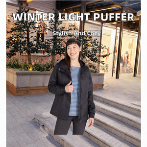 Hot Selling Winter Women Solid Zipper Breathable Light <b>Weight</b> Thick Short Cropped Puffer Wadded <b>Stand</b> Collar Coat - Product Image 2