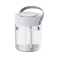 Grand humidificateur silencieux USB 3L pour voiture/camping-car, idéal pour les foyers, les femmes enceintes et les chambres, avec fonction de double pulvérisation de brouillard