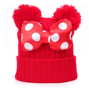 Nuevo Gorro de Punto para Niños, Gorro Cálido con Orejeras de <span class=keywords><strong>Mickey</strong></span> Mouse, Gorro Grueso para Bebé para el Invierno - Product Image 6
