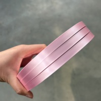Bande de cheveux nouveau ruban de satin de polyester de couleur unie pour la décoration