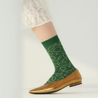 Calcetines de Vestir de Algodón Egipcio de Alta Calidad para Mujer, Transpirables, Antibacterianos, Sin Costuras, a la Moda, Nueva Colección
