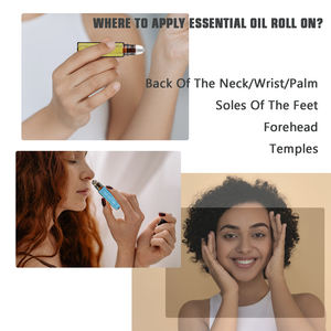 Benutzer definiertes Logo Natürlicher Inhalator für ätherische Öle Tragbarer Dual-Nasal-Stick Cooling Aroma therapie Pure Nature Umwelt freundlicher Sinus - Product Image 5