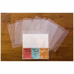 Recyclable Durable High Clarity Virgin Protective CD Bags Record Outer Sleeves