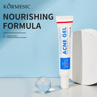 Kormesic 30ml Vente en gros de gel hydratant nourrissant réduit les boutons anti-acné apaisant et réparateur contre l'acné