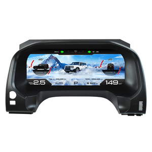 หน้าจอ LCD ดิจิตอลขนาด 13 นิ้ว สำหรับ Toyota Land Cruiser Prado ปี 2010-2017 แผงหน้าปัดเรือนไมล์แบบดิจิตอล วีร์ชวล ค็อกพิท มาตรวัดความเร็ว - Product Image 1