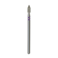 Foret à ongles en diamant cylindrique pointu de précision intelligente 3,0 mm Violet PRO
