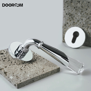 Dooroom hiện đại sáng tạo Acrylic cửa xử lý sang trọng tinh thể khóa cửa kết hợp Brass xử lý - Product Image 6