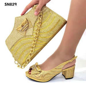 2022 ultime <span class=keywords><strong>scarpe</strong></span> italiane Inmyshop e Set di borse da donna <span class=keywords><strong>con</strong></span> tacchi alti africani <span class=keywords><strong>scarpe</strong></span> da festa nigeriane e borsa blu in borse - Product Image 3
