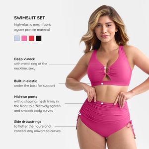 Hexin Vente en gros Logo personnalisé <span class=keywords><strong>Maillot</strong></span> <span class=keywords><strong>de</strong></span> <span class=keywords><strong>bain</strong></span> sculptant 2 pièces <span class=keywords><strong>Maillot</strong></span> <span class=keywords><strong>de</strong></span> <span class=keywords><strong>bain</strong></span> <span class=keywords><strong>de</strong></span> plage Sexy <span class=keywords><strong>Maillot</strong></span> <span class=keywords><strong>de</strong></span> <span class=keywords><strong>bain</strong></span> d'été pour femmes Ensemble <span class=keywords><strong>de</strong></span> bikini <span class=keywords><strong>Maillot</strong></span> <span class=keywords><strong>de</strong></span> <span class=keywords><strong>bain</strong></span> - Product Image 2