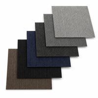 Moderne Großhandels-Öko-Freundliche Rutschfeste Nylon-Schlingenflor Puzzle-Muster Quadratische Teppichfliesen Bodenbelag Dekorationsmaterial