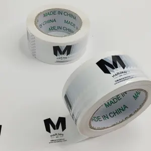 Custom Carton Sealing Tape Cheap Professional Printed Heat Resistant Adhesive clear Jumbo Roll Tape