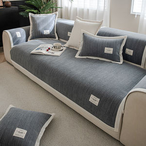 Fundas de <span class=keywords><strong>sofá</strong></span> para sala de estar, <span class=keywords><strong>funda</strong></span> de <span class=keywords><strong>sofá</strong></span> de esquina sólida en forma de L, fundas para <span class=keywords><strong>chaise</strong></span> <span class=keywords><strong>longue</strong></span>, Protector de silla de 1/2/3/4 plazas - Product Image 2