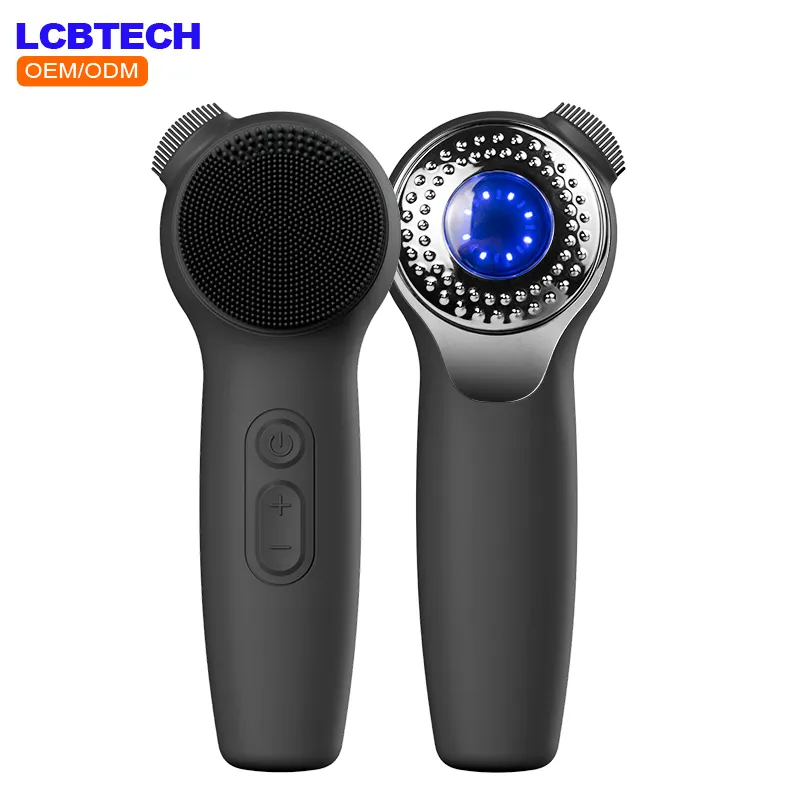 OEM /ODM Deep Cleansing Sonic Face Brushes Electric Cleanser Brush Silicone Facial Cleansing Brush
