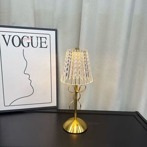 New cross-border luxury bow <b>table</b> <b>lamp</b>, bedroom and living room decoration, girly ornament, desktop charging ambient <b>lamp</b>. - Product Image 1