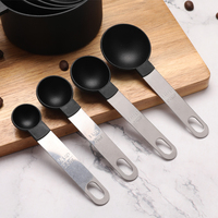 Ensemble de 8 cuillères doseuses en PP avec manche en acier inoxydable, double échelle métrique et américaine, sans BPA, outil de cuisine pour la pâtisserie, OEM ODM