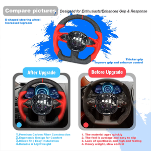 Volante Deportivo de Fibra de Carbono Personalizado para el Interior del Automóvil <span class=keywords><strong>Aston</strong></span> <span class=keywords><strong>Martin</strong></span> DBX - Product Image 3