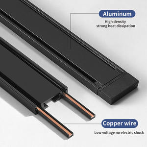 Petit Angle de Faisceau Magmatic Track Dance Point Lights Rail System 3 Couleurs Ultra Slim Magnetic Track Led Lighting pour Track M35 26Mm - Product Image 2