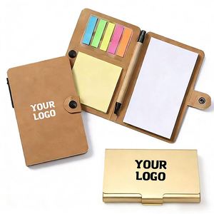 Wholesale Small <b>Pen</b> Combination for Promo Business Creative Gift Kraft Paper <b>Notepads</b> With Custom Logo - Product Image 1
