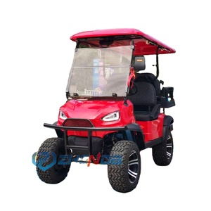 Nouveau style, fabricant chinois, voiturette de golf électrique à quatre roues et quatre places pour le tourisme / Voiturette de golf de luxe Zhenda à vendre - Product Image 2