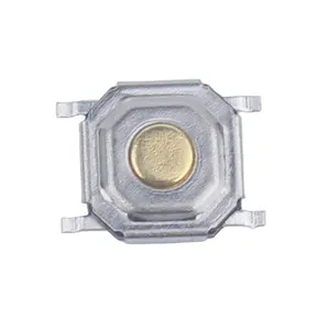 TS-022 5*5 SMD/SMT瞬时轻触开关4引脚安装M端子金属按钮开关