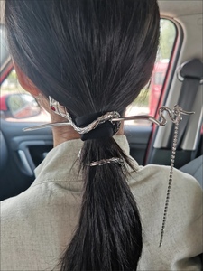 Pasador <span class=keywords><strong>de</strong></span> Pelo con Serpiente <span class=keywords><strong>de</strong></span> <span class=keywords><strong>Slytherin</strong></span> QianJin, Estilo Moderno y Elegante, Accesorios Creativos para el Cabello, Tocado para Fiestas <span class=keywords><strong>de</strong></span> Niñas - Product Image 5