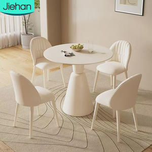 2025 New Arrival <strong>Space</strong> <strong>Saver</strong> Dining <strong>Table</strong> <strong>and</strong> <strong>Chairs</strong> Cheap Price Round Dining <strong>Tables</strong> <strong>and</strong> <strong>Chairs</strong> Sets for Dining Room - Product Image 1