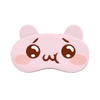 Dessin animé mignon sommeil masque pour les yeux ombre sommeil compresse chaude sac de glace pack de glace enfants adulte masque pour les yeux en gros impression logo