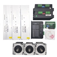 Kit de routeur CNC professionnel 4 axes produit hybride avec moteur pas à pas Nema 23 et pilote DM556D 4 fils de plomb pour la vente en gros