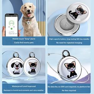 Localizador <span class=keywords><strong>GPS</strong></span> de Posicionamiento Global AutoNavi de Google, Batería de Larga Duración, Material ABS, Localizador de Mascotas, Etiqueta de Localizador <span class=keywords><strong>GPS</strong></span> con <span class=keywords><strong>Collar</strong></span> - Product Image 2
