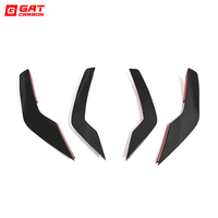 Aileron latéral de pare-chocs avant en carbone sec, type couteau à vent VK, lame d'air de tuning pour BMW G80 M3 G82 G83 M4, accessoires automobiles