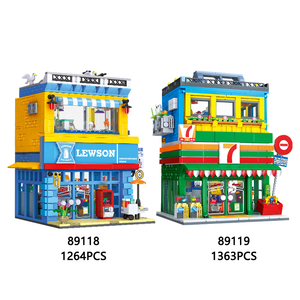 89118 89119 bảy cửa hàng tiện lợi cửa hàng moc khối gạch mô hình trẻ em giáo dục lắp ráp xây dựng khối Đồ chơi bán buôn - Product Image 6