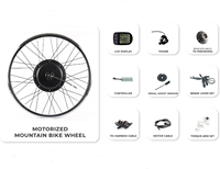 Kit de conversion de moteur direct sans balais pour vélo électrique 48V 1000W 700C 28/29 pouces