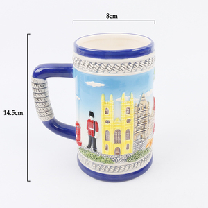 Chopes à bière personnalisées avec logo, vente chaude, cadeau de Londres, souvenir en céramique, tasse à café - Product Image 3