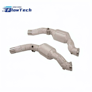 Protector Térmico de Tubo de Escape FlowTech Profesional de Alta Calidad, Acero Inoxidable T304 de 1.5mm para Sistema de Escape Maserati Ghibli 3.0T V6 - Product Image 4