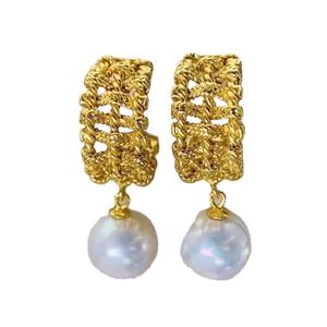 Cuentas Redondas 22356DIY de 9-15 mm, Plata S925 y Oro, Accesorios para Hacer Joyas, Pendientes con Base Vacía, Cuentas Redondas de 9-15 mm - Product Image 5