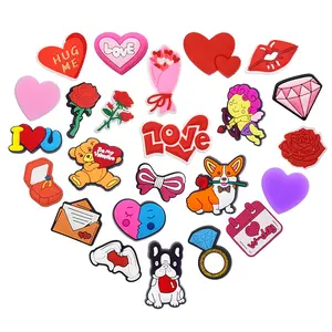 2023 Valentines Day Shoe Charms Sweetheart Lover Lady Favor Shoe Charms