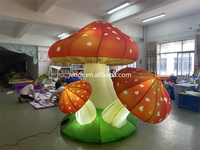 Ballon gonflable en forme de champignon, éclairage magique, décoration pour fête du Festival Alice