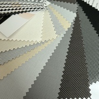 Persianas Enrollables Modernas de Color Sólido, Tejido de Protección Solar, Impermeable, Ignífugo, Poliéster