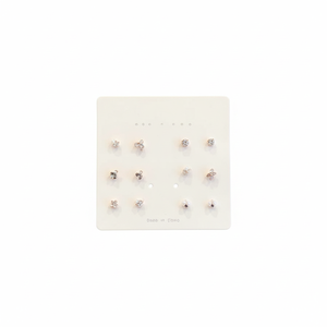 Orecchini di tendenza in oro rosa in acciaio inossidabile vendita a caldo con arco di perle a farfalla Design stile religioso per ragazze - Product Image 2