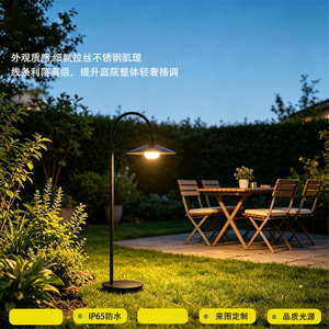 Lampe de jardin extérieure étanche 3W, lampadaire moderne pour jardin, cour, villa, terrasse, éclairage d'ambiance paysager - Product Image 4