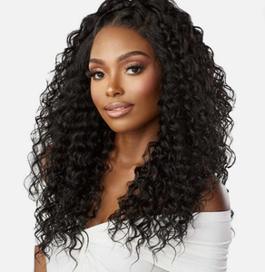 Long Curly Synthetic <b>Wig</b> Front <b>Lace</b> Middle Part Colorful Heat Resistant European American Women Hair <b>Wigs</b> Machine Made Wholesale - Product Image 3